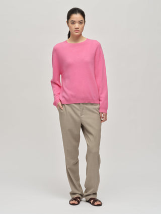 Women's Oversized Roundneck - Pink