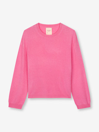 Women's Oversized Roundneck - Pink