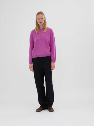 Women's Oversized Roundneck - Violet