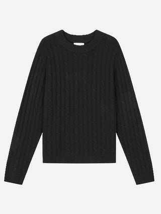 Premium Classic Cableknit - Black