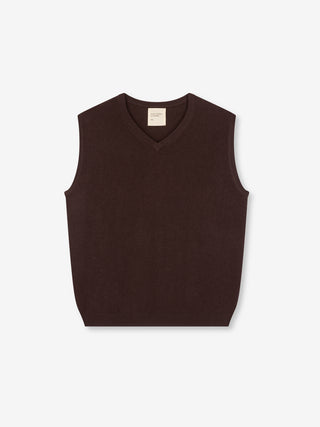 Women's Vest - Dark Brown