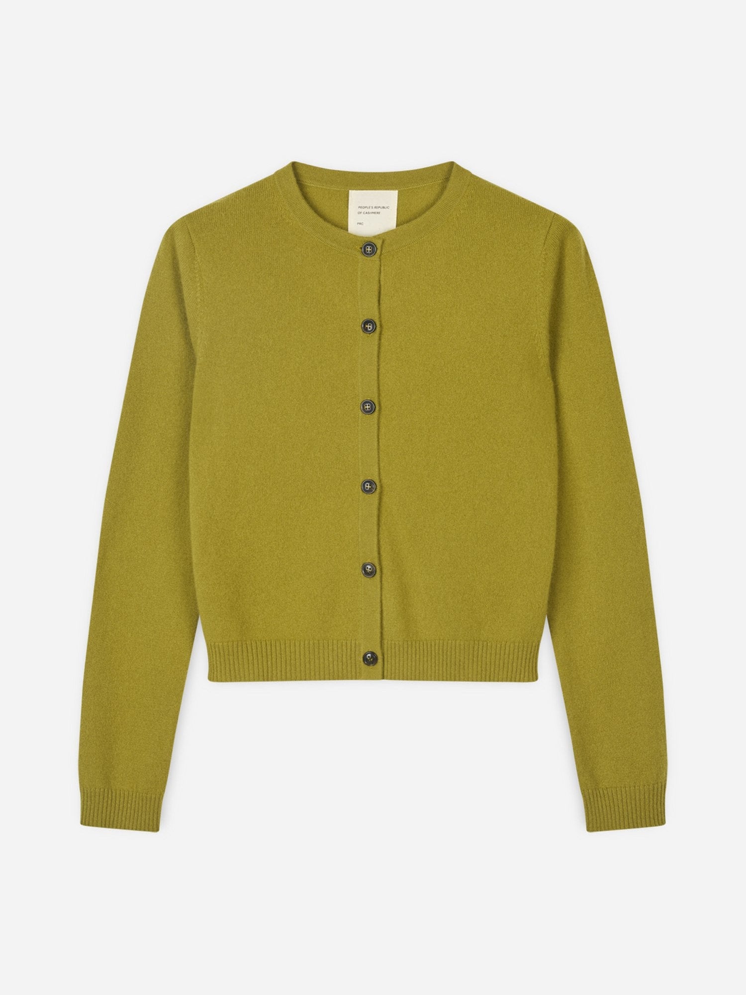 Women's Olive Cashmere O-Cardigan | Timeless Luxury Knit