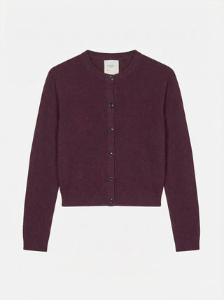 Women's O-Cardigan - Bordeaux