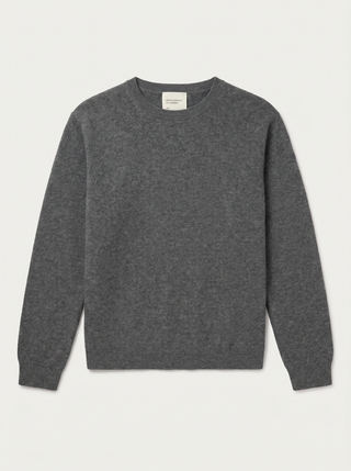 Women's Oversized Roundneck - Heather Grey