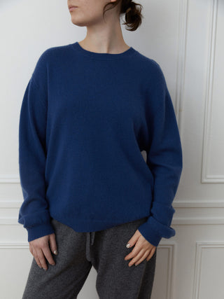 Women's Oversized Roundneck - Bla