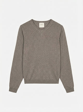 Women's Fitted 90's V-Neck - Truffle