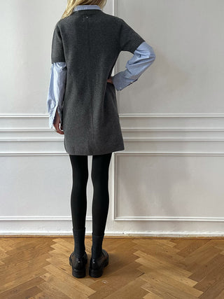 Women's Mini Dress - Heather Grey