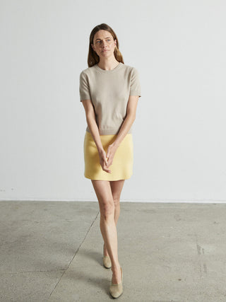 Women's Mini Skirt - Butter
